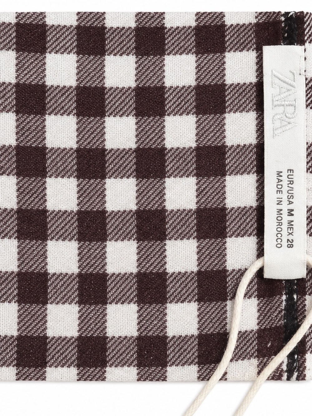 Sleeveless Brown Gingham Midi Dress - Classic Summer Style - Picture 6 of 6